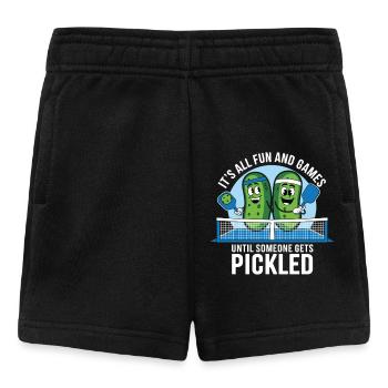 Pickleball Pickled Paddlesport Geschenk - Baby Shorts - Schwarz - Vorne