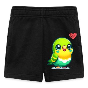Budgie Love - Baby Shorts - black - Front
