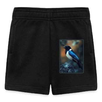 Elstern Elster - Baby Shorts - Schwarz - Vorne