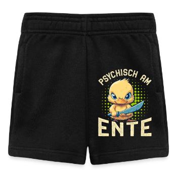Karneval Enten PSYCHISCH AM ENTE Lustiges - Baby Shorts - Schwarz - Vorne