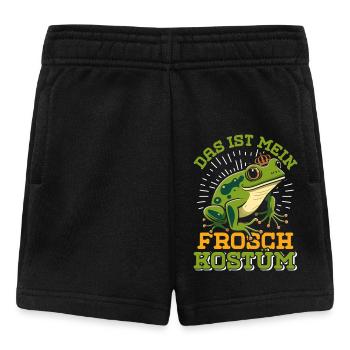 Karneval Party Frösche DAS IST MEIN FROSCHKOSTÜM - Baby Shorts - Schwarz - Vorne