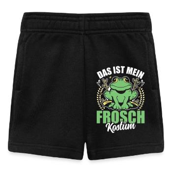 Karneval Party Frösche DAS IST MEIN FROSCHKOSTÜM - Baby Shorts - Schwarz - Vorne