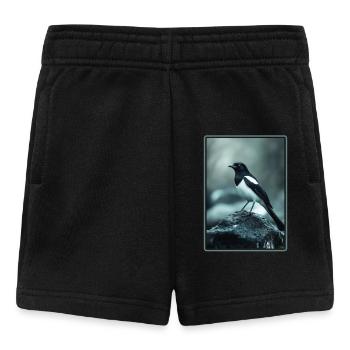 Elstern Elster - Baby Shorts - Schwarz - Vorne