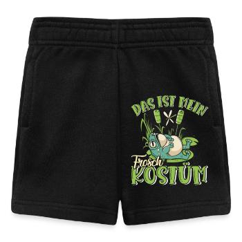 Karneval Party Frösche DAS IST MEIN FROSCHKOSTÜM - Baby Shorts - Schwarz - Vorne