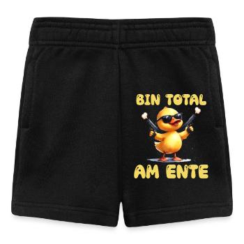 Entenkostüm Karneval BIN TOTAL AM ENTE Lustiges - Baby Shorts - Schwarz - Vorne