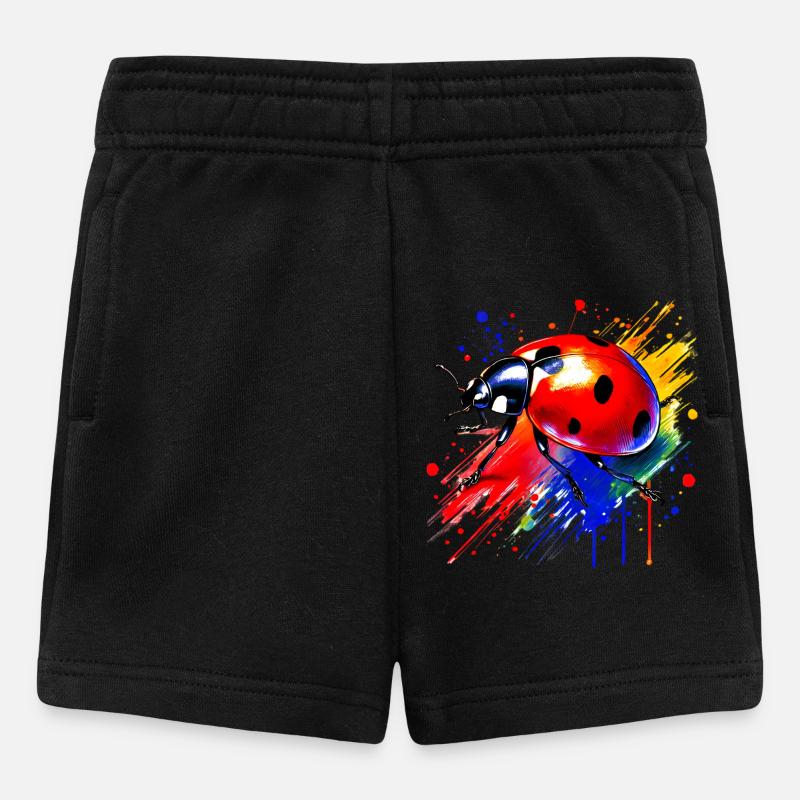 Marienkäfer - Baby Shorts - Schwarz