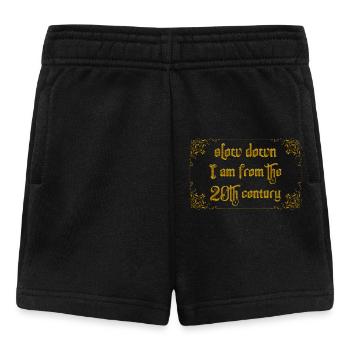 slow down - Baby Shorts - black - Front