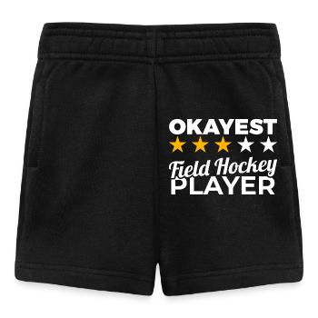 Joueur de hockey moyen - Short Bébé - noir - Devant