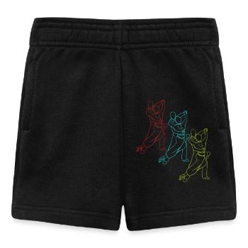 Waltz Couple Dance - Baby Shorts - black - Front
