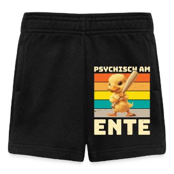 Karneval Enten PSYCHISCH AM ENTE Lustiges - Baby Shorts - Schwarz - Vorne