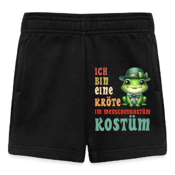 Karneval Kostüm BIN EINE KRÖTE IM FROSCH - Baby Shorts - Schwarz - Vorne
