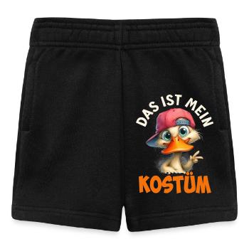 Faschings Enten DAS IST MEIN KOSTÜM Lustiges - Baby Shorts - Schwarz - Vorne