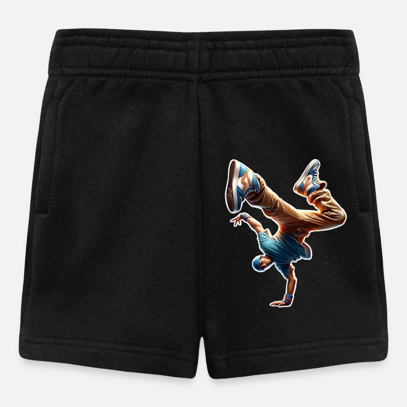 Breakdance - Baby Shorts - Schwarz