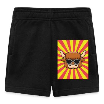 Buffalo Cattle Oxen - Baby Shorts - black - Front