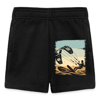 Kitesurfing Kitesurfer Kiteboard - Baby Shorts - black - Front
