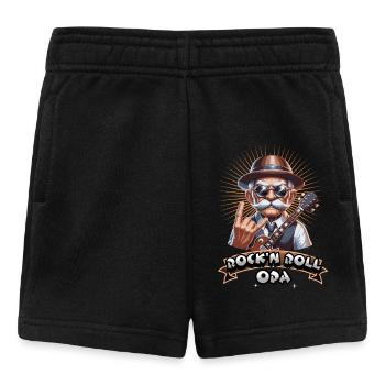 Rockn Roll Opa - Baby Shorts - Schwarz - Vorne