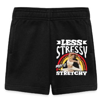 Pilates: Less stress, more flexibility - Baby Shorts - black - Front