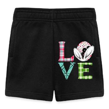 Liebe Ostern - Baby Shorts - Schwarz - Vorne