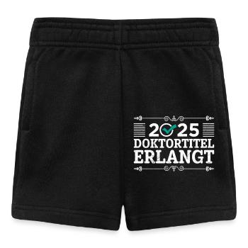 Doktortitel DOCTORATE COMPLETE 2025 Doktor Lustig - Baby Shorts - Schwarz - Vorne