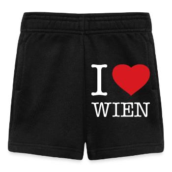 I LOVE VIENNA - Baby Shorts - black - Front