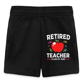 Pension 2025 Retraite 2025 Retraité Retraité Retraité - Short Bébé - noir - Devant