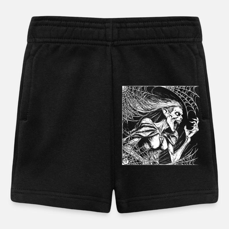 La Sorcière - Short Bébé - noir