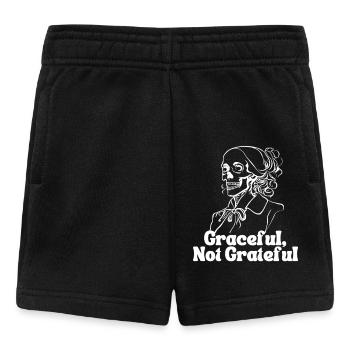Graceful, Not Grateful - Baby Shorts - black - Front