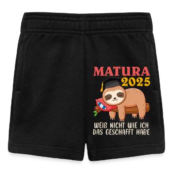 MATURA 2025 WEI? NICHT WIE Maturant Lustiges - Baby Shorts - Schwarz - Vorne