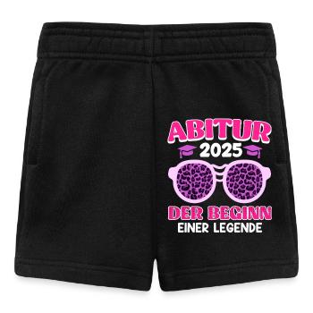 ABITUR 2025 DER BEGINN EINER LEGENDE Abiturientin - Baby Shorts - Schwarz - Vorne