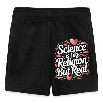 Athéisme, athée, anti-religion, agnostique - Short Bébé - noir - Devant