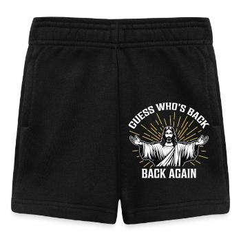 Guess who's back, back again - Baby Shorts - black - Front