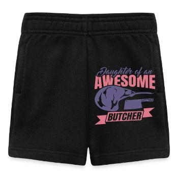 Fille d’un boucher - Short Bébé - noir - Devant