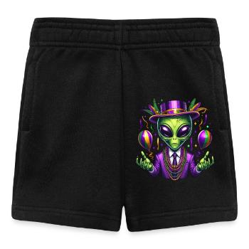 Mardi Gras Alien - Short Bébé - noir - Devant
