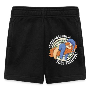 Abi Schulabschluss 2025 Erledigt Abiturient Lustig - Baby Shorts - Schwarz - Vorne