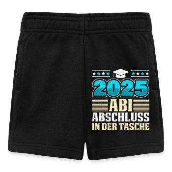 2025 ABI ABSCHLUSS IN DER TASCHE Lustiges Abi - Baby Shorts - Schwarz - Vorne