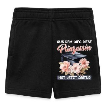 Abiturienten AUS DEM WEG PRINZESSIN HAT ABITUR - Baby Shorts - Schwarz - Vorne