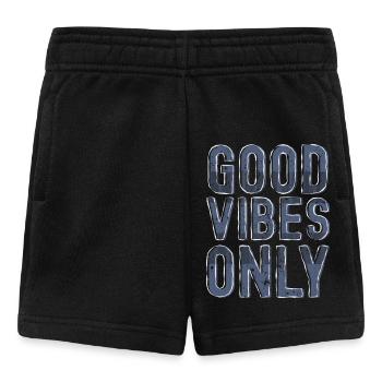 Positive energy in vintage style - Baby Shorts - black - Front