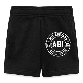Abitur MIT ABSTAND DIE BESTEN ABI Lustiges - Baby Shorts - Schwarz - Vorne