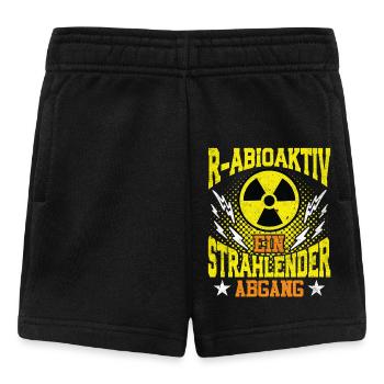 Abiturabschluss R-ABIOAKTIV EIN STRAHLENDER ABGANG - Baby Shorts - Schwarz - Vorne