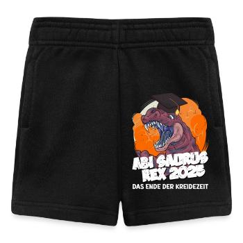 Abitur ABI SAURUS REX 2025 Abitur Lustiges - Baby Shorts - Schwarz - Vorne