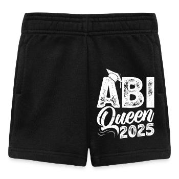 ABI QUEEN 2025 Abiturientin Abitur Geschafft - Baby Shorts - Schwarz - Vorne