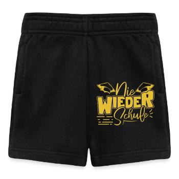 Abitur NIE WIEDER SCHULE Abi Geschafft Lustiges - Baby Shorts - Schwarz - Vorne
