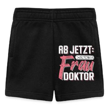 Doktorarbeit AB JETZT BITTE FRAU DOKTOR Lustiges - Baby Shorts - Schwarz - Vorne