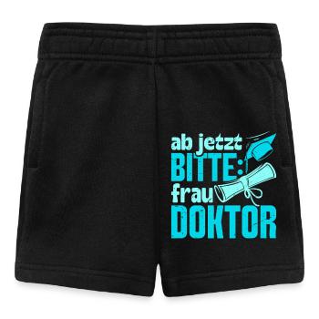 Doktorarbeit AB JETZT BITTE FRAU DOKTOR Lustiges - Baby Shorts - Schwarz - Vorne