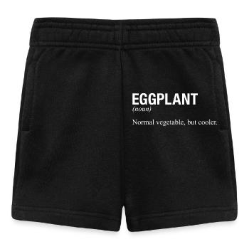 EGGPLANT Aubergine - Baby Shorts - Schwarz - Vorne