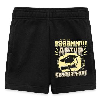 ABITUR GESCHAFFT!! Abi Geschafft Lustiges - Baby Shorts - Schwarz - Vorne