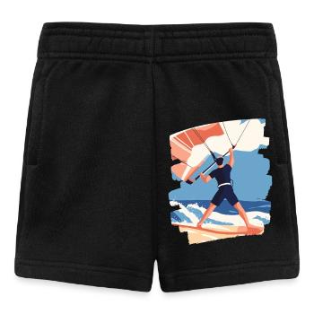 Kitesurfer - Baby Shorts - Schwarz - Vorne
