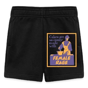 Cakes Made with Female Rage - Baby Shorts - Schwarz - Vorne