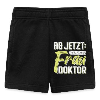 Doktorarbeit AB JETZT BITTE FRAU DOKTOR Lustiges - Baby Shorts - Schwarz - Vorne
