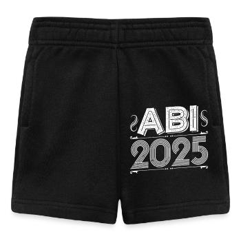 ABI 2025 Abitur Abschluss Lustiges Abiturienten - Baby Shorts - Schwarz - Vorne